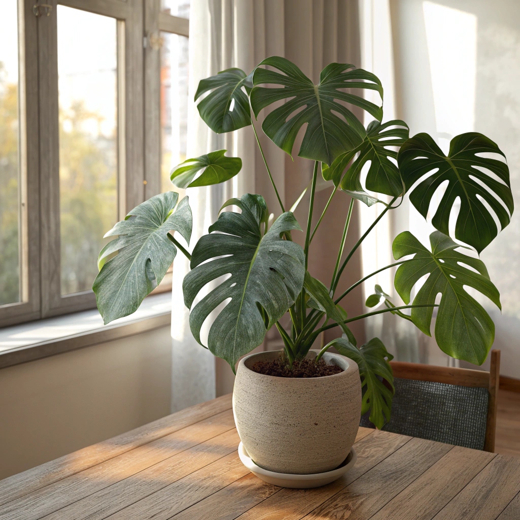 Monstera deliciosa leaf